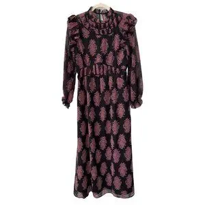 strapless open back dress Mango Draped Mixed Dye Maxi Dress